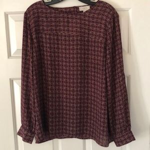 Loft long sleeve blouse